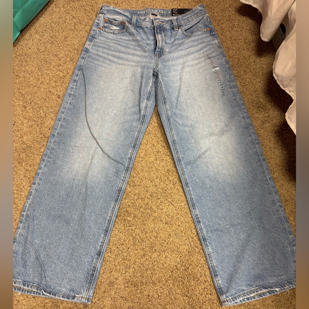 American Eagle Outfitters Light Blue Baggy Jeans